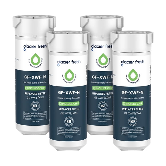 Filtro de Agua GLACIER FRESH XWFE Pack de 4 (con CHIP)