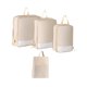 thumbnail image 2 of 4x Cubos De Embalaje De Compresión Bolsas Organizadoras De Guardarropa Impermeables Para Acampar Beige, 2 of 3