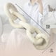 thumbnail image 5 of Cojin Diseño Cadena Blanco Tela, 5 of 8