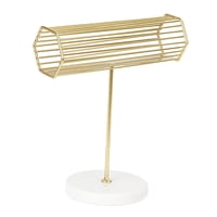 Magideal - Soporte De Soporte De Reloj De Mármol Y Pu Para Exhibición , Oro