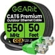 thumbnail image 1 of Cable de conexión Ethernet GearIt RJ45 Cat-6 de 15,2 m para exteriores, negro, 1 of 8