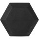 thumbnail image 4 of Mancuerna Fitvids Sporzon! Hexagonal con Recubrimiento de Goma, Individual, Negra, 4 of 5