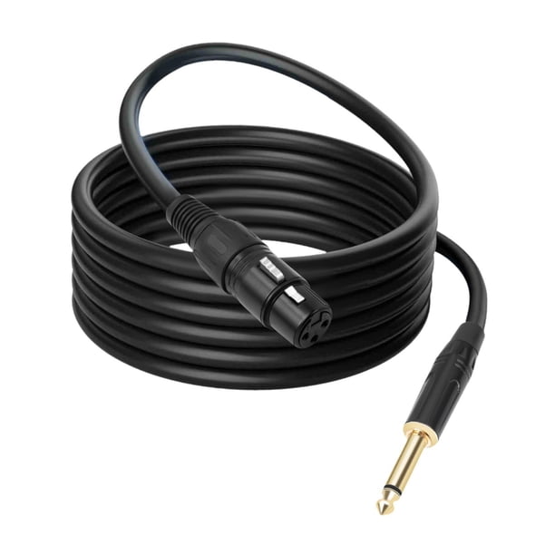 Cable Trs A Xlr De 1 4 De Pulgada ( A ) Para Mezclador Amplificador Y Equipo Estéreo (5 M)
