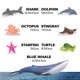 thumbnail image 4 of Set de juguetes Learning Minds Jumbo Sea Animals de 18 meses o más, 4 of 9