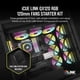 thumbnail image 2 of Kit de inicio triple Fan Corsair iCUE LINK QX120 RGB de 120 mm, 2 of 8