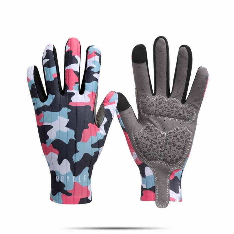 Mcycle - Guantes Largo Rosa Militar S