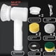 thumbnail image 1 of Fregador De Giro Eléctrico Fregador De Ducha fregador De Baño Eléctrico para Limpieza De Bañera Piso Azulejos Ventana Fregadero Limpieza De Cocina Con 10 Cabeza De Cepillo Eléctrico D, 1 of 3