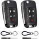 thumbnail image 1 of Carcasa de repuesto para control remoto de auto, 5 botones, compatible con Chevrolet, 1 of 3