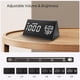 thumbnail image 3 of Despertador JALL digital de madera con pantalla LED electrónica de hora, 3 of 7