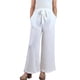 thumbnail image 4 of Pantalon Palazzo Mujer Tipo Lino Casual Semi Formal Tiro Alto 106, 4 of 6