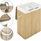 thumbnail image 3 of Canasto ropa sucia bambú doble con tapa 60l, 3 of 3