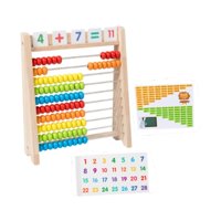 Bothyi - Ábaco De Madera Para Niños Juguete De Aprendizaje De Matemáticas Ábaco De Matemáticas Para Niños De 5 A 6 Años