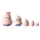 thumbnail image 3 of 5x Mu?ecas Matryoshka Juguete Educativo Mu?ecas Anidadas Para Regalo De Cumplea?os Ni?os Rosa, 3 of 5