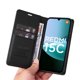 thumbnail image 5 of Funda Billetera de Cuero para Xiaomi Redmi 15C con Tarjetero y Soporte - Tapa Magnética Negro, 5 of 5