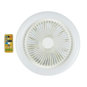 Genérico - Ventilador De Techo Con Luz Ventiladores De Techo De Perfil Bajo Ventilador De Techo De Oficina Con Lámpara Blanco 36W