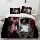 thumbnail image 1 of Horror Gothic Female Skull Dead Girl Comforter Bedding Set Duvet Cover Bed Set Quilt Cover Pillowcase,Size Bedding Set Bed Sheets, 1 of 5