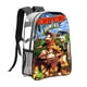 thumbnail image 1 of El País de Donkey KongMochila transparente temática, resistente y duradera, bolsa see-through para trabajo, deporte, universidad y viaje, 31 × 43 cm, 1 of 6