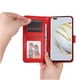 thumbnail image 3 of Funda tipo cartera FOXDOCK para Huawei Nova 10 Pro , diseño girasol en relieve, cuero PU, cierre magnético, soporte y tarjetero, 3 of 5