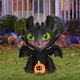 thumbnail image 2 of Decoración inflable Gemmy Toothless de 91 cm para Halloween, 2 of 6