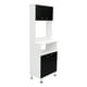 thumbnail image 1 of Mueble Microonad 4 Puertas Fm-011b Blanco Y Negro, 1 of 6