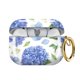 thumbnail image 1 of Estuche DHILKCY para AirPods Pro 3 con flores azules y llavero, 1 of 6