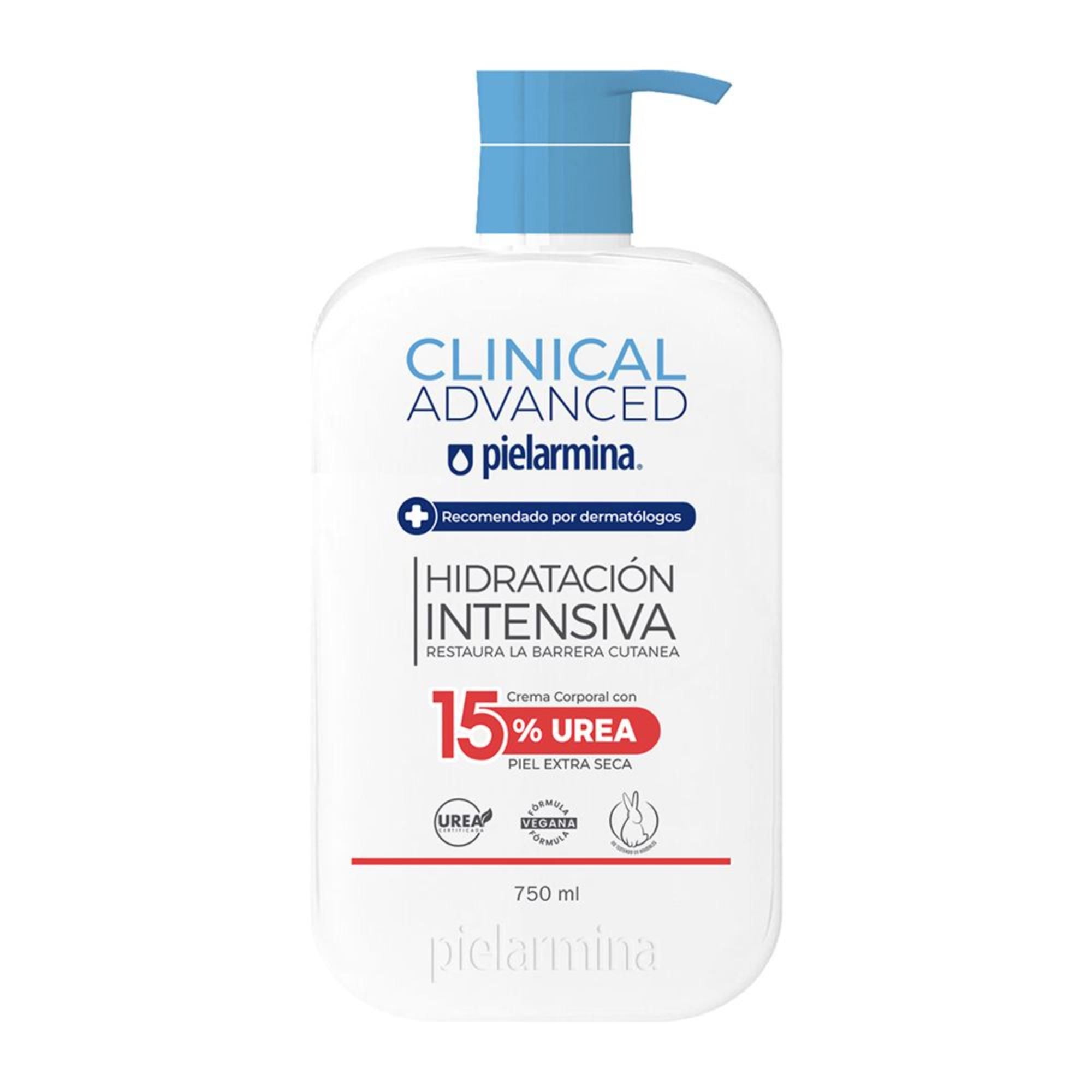 Crema Corporal Hidratante Clinical Advance Urea 15% 750 ml Pielarmina