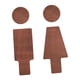 thumbnail image 1 of Señalización de baño para hombres y mujeres, indicador de recordatorio de decoración, señales de baño resistentes, señales de inodoro para Bar, Hotel,, 1 of 5