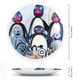 thumbnail image 2 of Pingu Plato decorativo de porcelana fina (bone china), plato decorativo de cerámica para hogar, oficina, soporte de pared, platos decorativos para dormitorio - 6 pulgadas (15 cm), 2 of 6