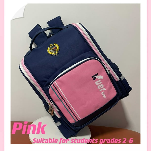 Schoolbags For Primary School Students Boys And Girls Grades 2-6 New Large-capacity Half-open Ultra-light Ridge Protection Backpack For School Opens