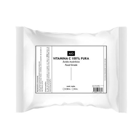 Aio - Vitamina C En Polvo 100% Pura 500 Gr