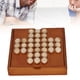 thumbnail image 2 of Juego de ajedrez de madera portátil para viajes, interesante juego de mesa para aliviar el estrés para personas mayores., 2 of 8