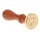 thumbnail image 1 of sello decorativo de Navidad inicial cera sello de metal moneda mango de madera n. ° 2, 1 of 3