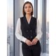 thumbnail image 4 of Chaleco de Traje para Mujer INSPIRE CHIC Doble Botonadura Negocios Solapa Elegante Chaleco XL Negro, 4 of 6