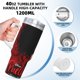 thumbnail image 5 of Cruella Vaso aislado de acero inoxidable con asa, diseño temático, regalo para familia, amigos y fans; incluye pajita y encaja en el portavasos estándar, 40 oz, 5 of 6