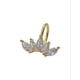 thumbnail image 2 of Pendiente Earcuff Corona Plata Fina S925 Chapados En Oro 18k Fake Piercing, 2 of 5