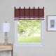 thumbnail image 2 of Juego de cortinas de ventana y cenefa ACHIM Dakota Burgundy, 2 of 2