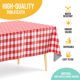 thumbnail image 5 of Mantel Exquisite 137 cm × 274 cm Rojo Gingham de Vinilo, 5 of 6