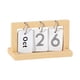 thumbnail image 1 of Calendario De Escritorio De Casa De Muñecas A Escala 1:12, Miniatura Para Modelo DIY, Diseño De Escena De Vida, Madera, 1 of 5