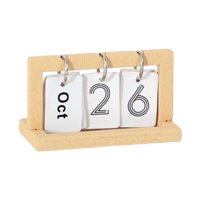 Bothyi - Calendario De Escritorio De Casa De Muñecas A Escala 1:12, Miniatura Para Modelo Diy, Diseño De Escena De Vida, Madera