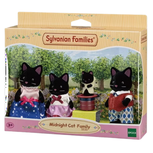 Epoch Sylvanian Families Midnight Cat Family 5530