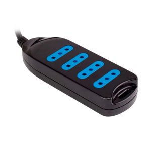 Philco - Alargador Extension 4 Entradas 1.5Mts Negro