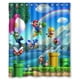 thumbnail image 1 of Cortina de ducha de Super Mario Bros. con ganchos, tamaño 60 x 72 pulgadas, 1 of 3