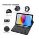 thumbnail image 4 of Funda Con Teclado Compatible Con iPad 10.9 4 5ta G Con Ranura Negro, 4 of 6