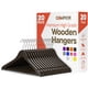 thumbnail image 1 of Perchas De Madera Paquete De 20 Gancho Giratorio Resistente, 1 of 8