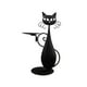 thumbnail image 2 of Portavelas De Gato De Dibujos Animados Candelita Rural Rústica Para Decoración De Eventos, 2 of 3