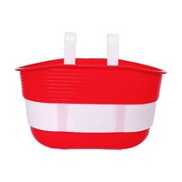 Magideal - Cesta De Bicicleta Para Niños Cesta De Bicicleta Para Niños Contenedor De Artículos Diversos Portátil Extraíble Cesta De Manillar Frontal Para Ciclism , Rojo
