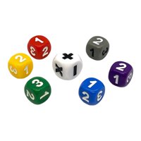 Bothyi - 7 Uds Dados De Enseñanza Acrílicos Para Niños Accesorios De Aula Favores De Fiesta