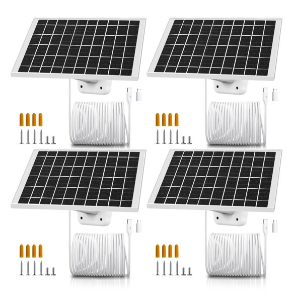 Panel solar CYJJZQ 4 unidades USB, impermeable IP65