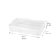 thumbnail image 3 of Estuches para lápices IRIS USA, paquete de 10 unidades, de plástico transparente, tamaño mediano, 3 of 7