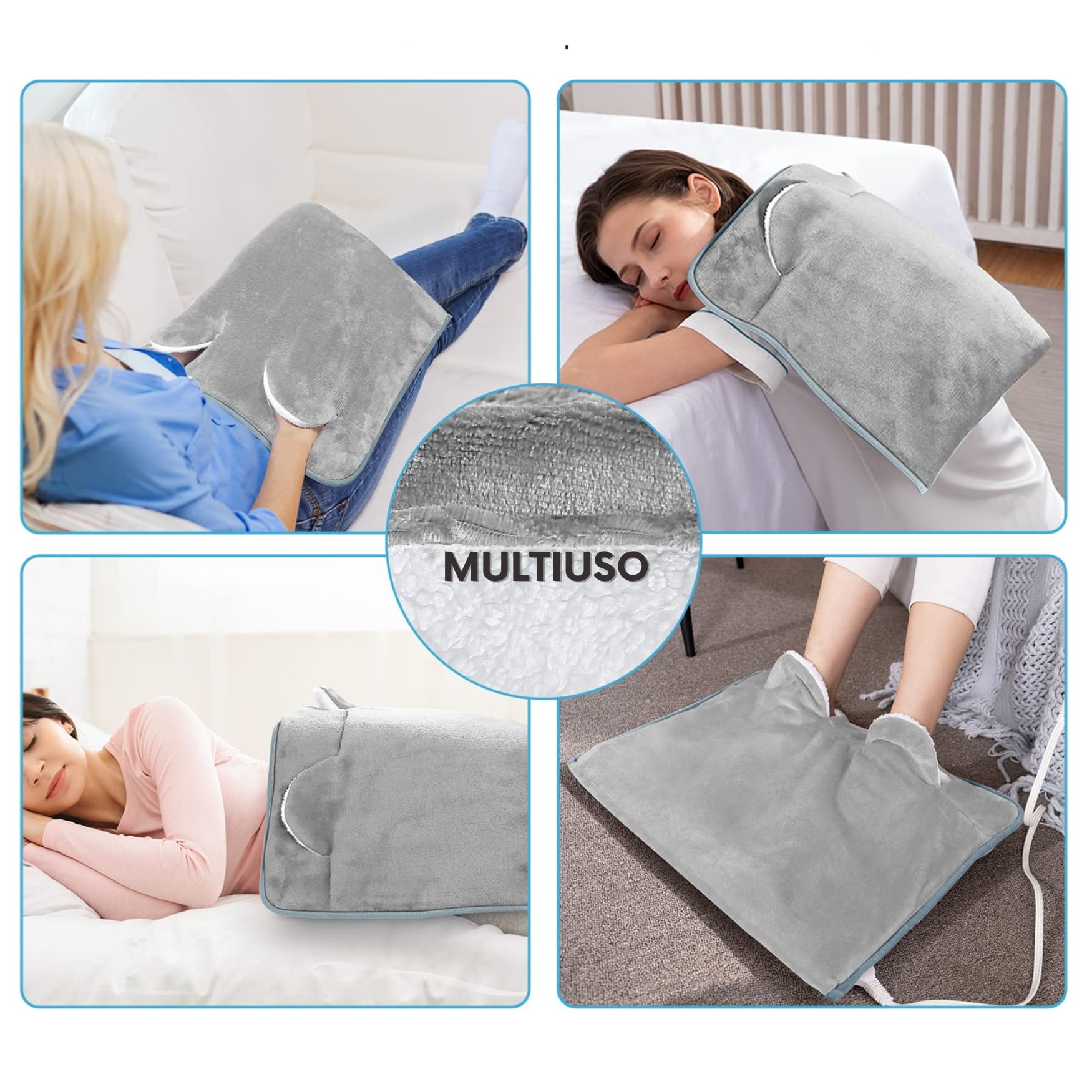 Movi - Calienta Pies Multifuncional Usb 3 En 1 (pies, Piernas Y Espalda)